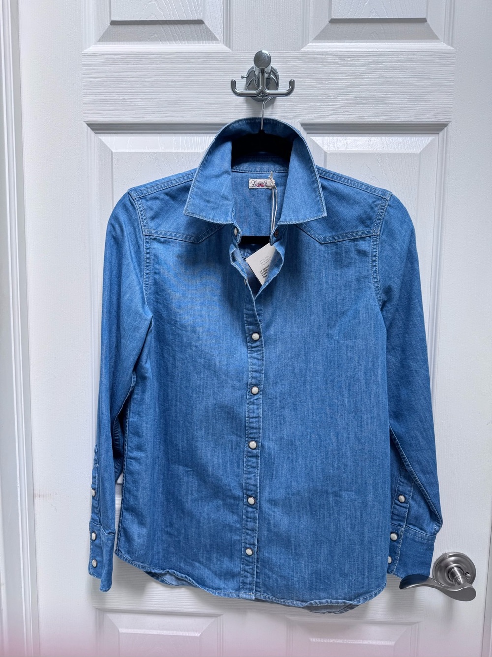 Women’s Faherty Denim Shirt - Blue M